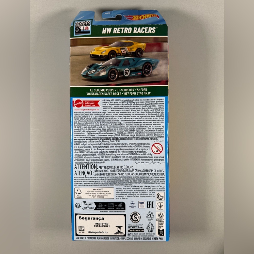 Hot Wheels 5 Car Pack HW Retro Racers - Picture 2 of 4